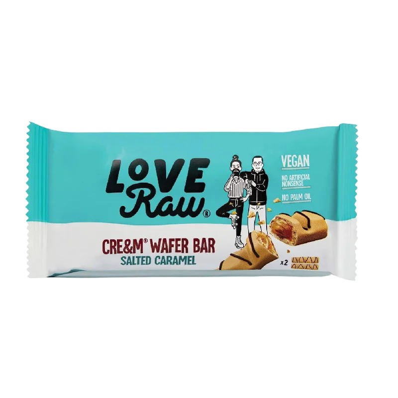 Pet ProductsLoveRaw Salted Caramel Cream Wafer Bar - 45g