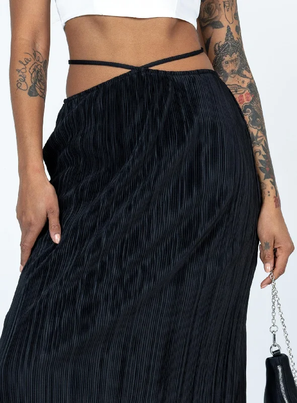 Blanca Midi Skirt Black