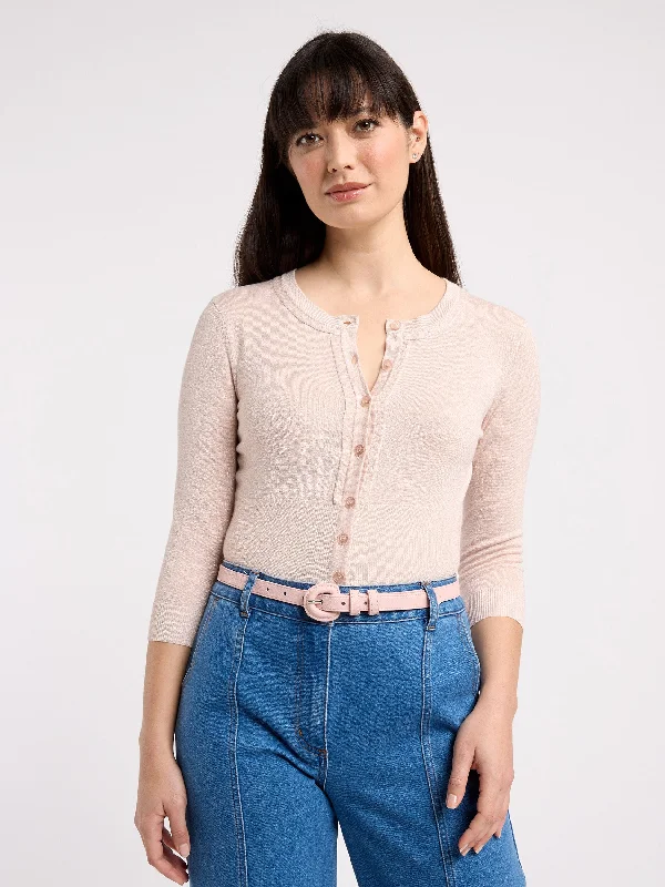 Chessie Shimmer 3/4 Sleeve Cardi