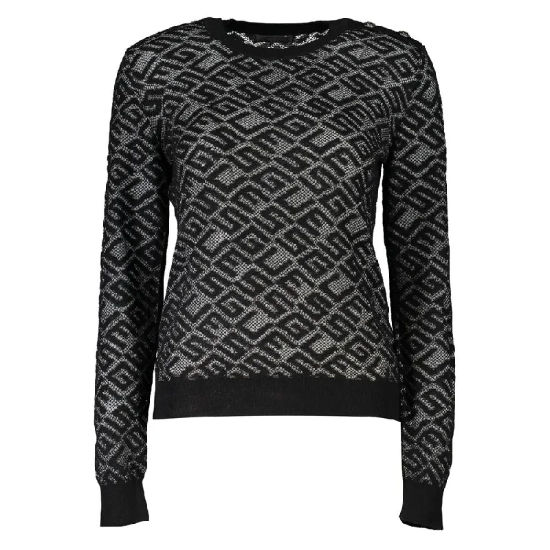 Guess Jeans Chic  Embroide Crew Neck Women's Sweater