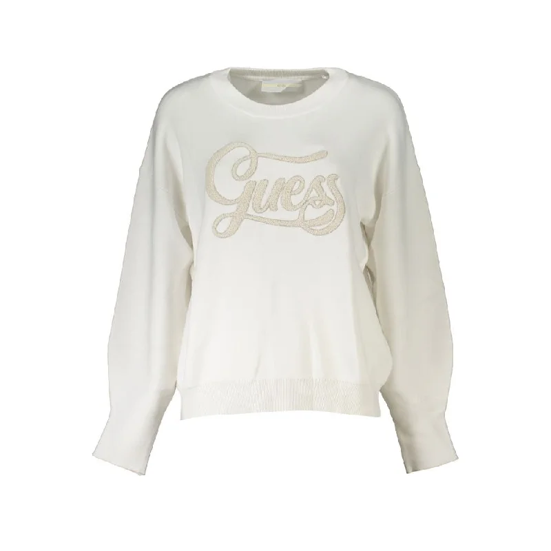 Guess Jeans Elegant Crew Neck Embroide Women's Sweater