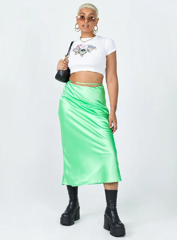 Nola Midi Skirt Green