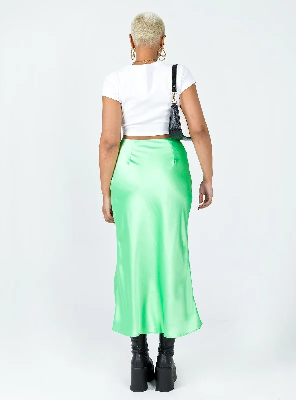 Nola Midi Skirt Green