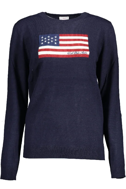 U.S. POLO ASSN. Chic  Crew Neck Embroide Women's Shirt