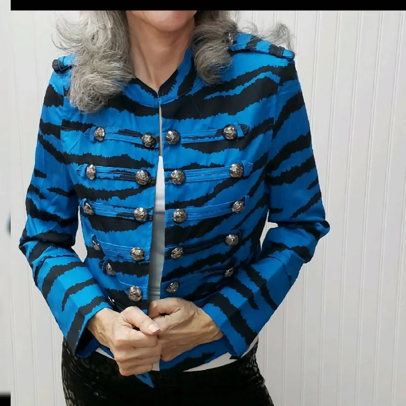 Captain Zebra Jacket In Cbt