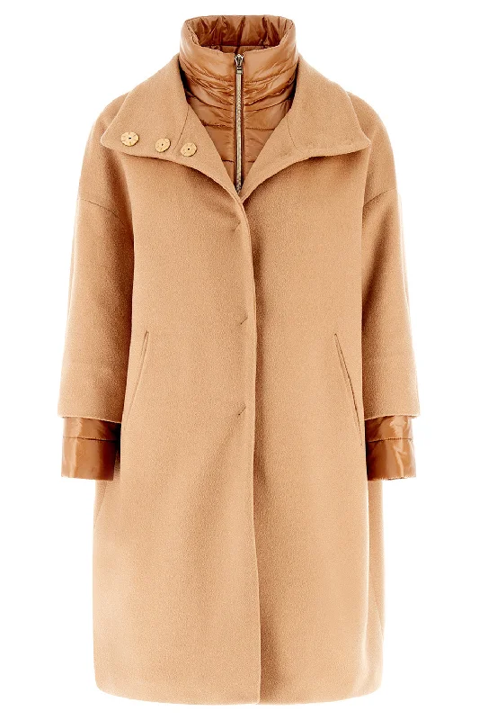 Cocoon Coat - Camel