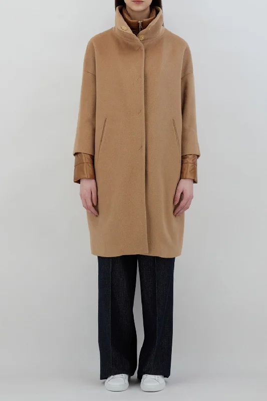 Cocoon Coat - Camel