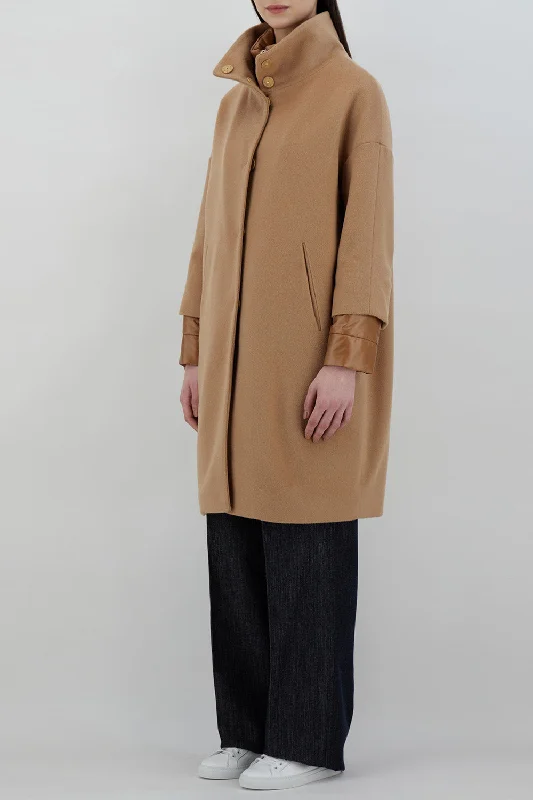 Cocoon Coat - Camel