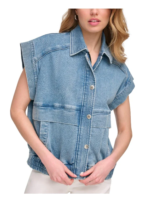 Womens Collar Denim Denim Jacket