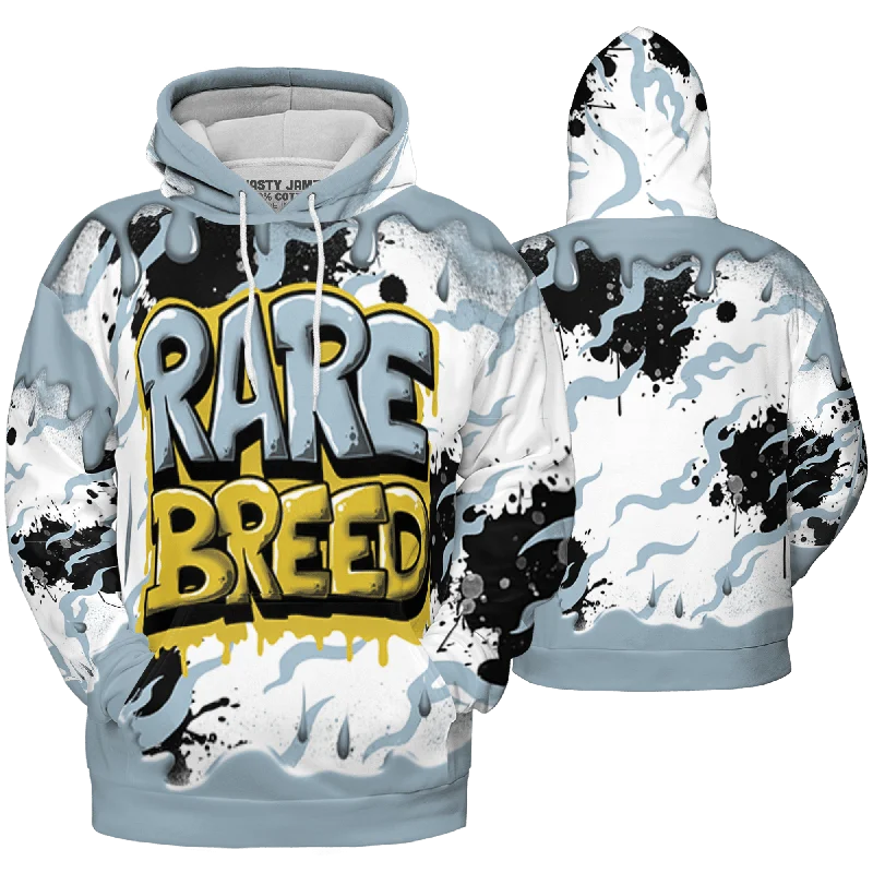 NastyJamz Blue Grey 13s Hoodie Match Rare Breed 3D All-Over Print Drippin