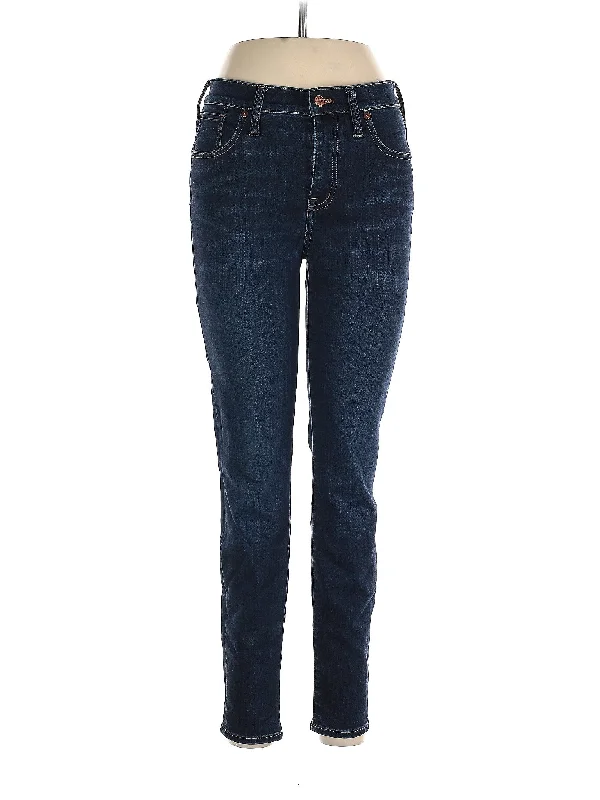 High-Rise Skinny Jeans in Dark Wash