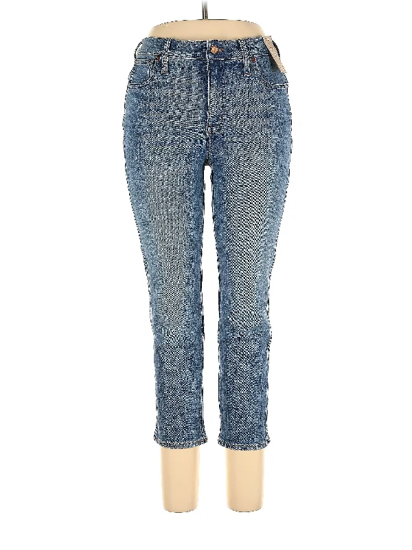 High-Rise Straight-leg Jeans in Medium Wash