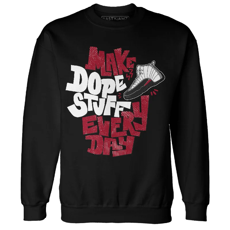 NastyJamz Retro Red Taxi 12s Sweatshirt Match Dope Sneaker