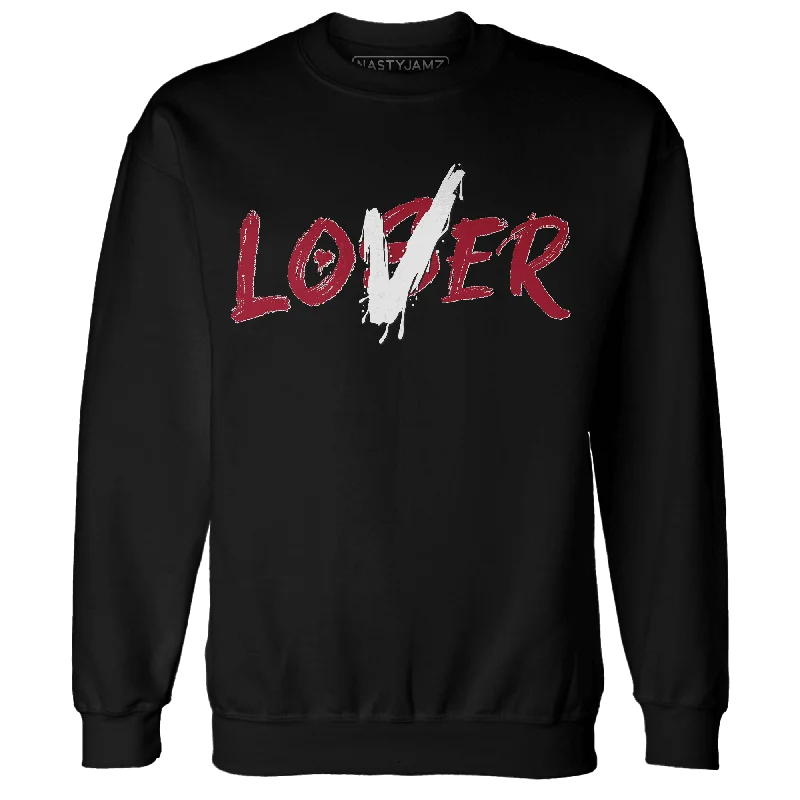 NastyJamz Retro Red Taxi 12s Sweatshirt Match Loser Lover