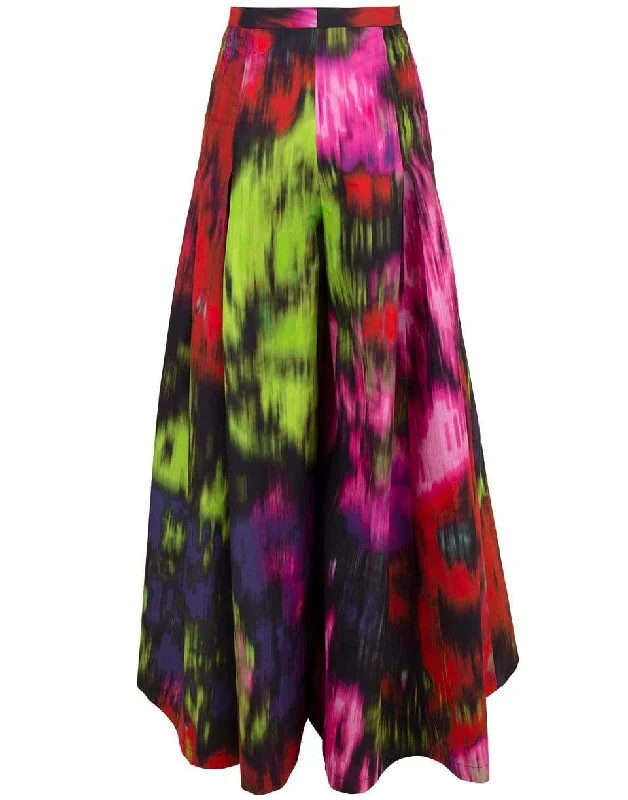 Superbloom Floral Wide Leg Pleated Palazzo Pant