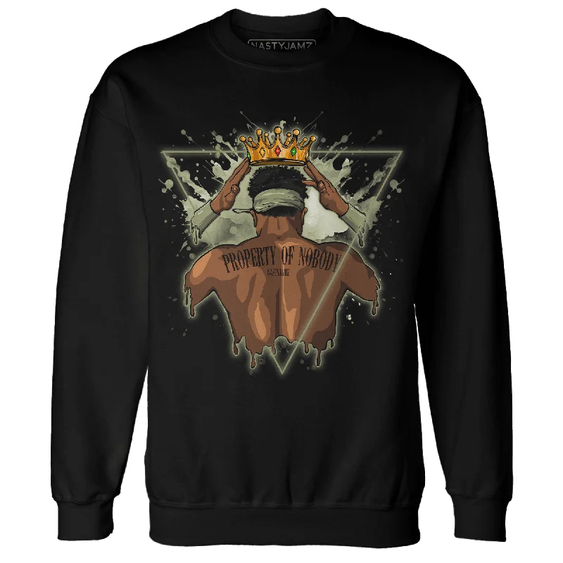 NastyJamz Yeezy Slide Resin Sweatshirt Match Property Of Nobody