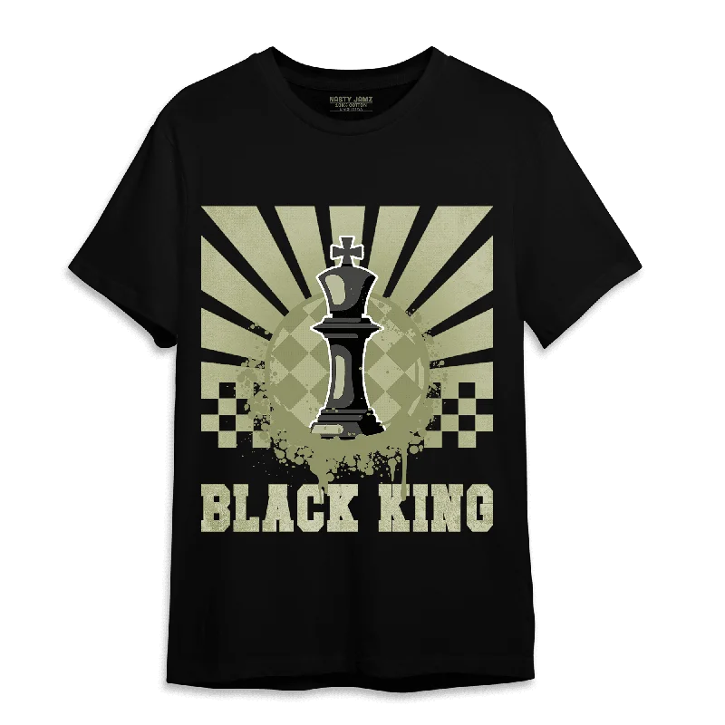 NastyJamz Yeezy Slide Resin T Shirt Match Black King Collection