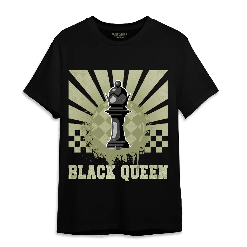 NastyJamz Yeezy Slide Resin T Shirt Match Black Queen Collection