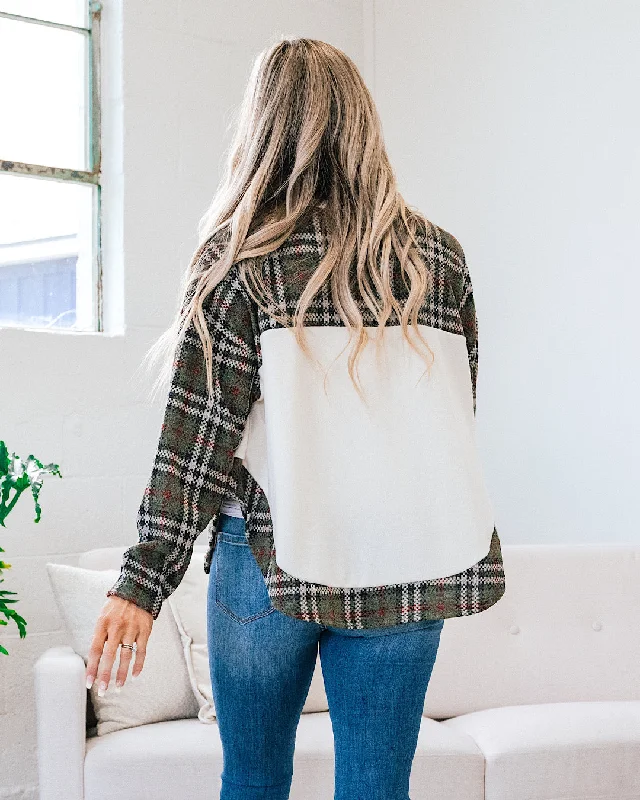 Dolly Plaid Color Block Henley FINAL SALE