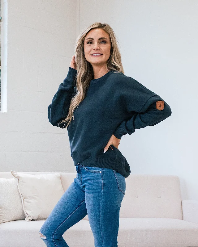 Wanakome Emmy Sweatshirt - Midnight FINAL SALE