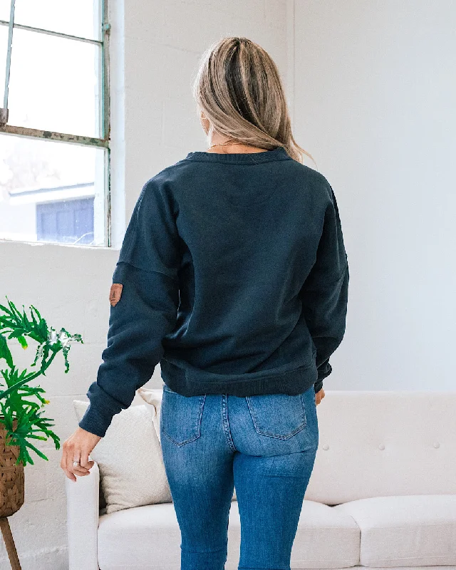 Wanakome Emmy Sweatshirt - Midnight FINAL SALE