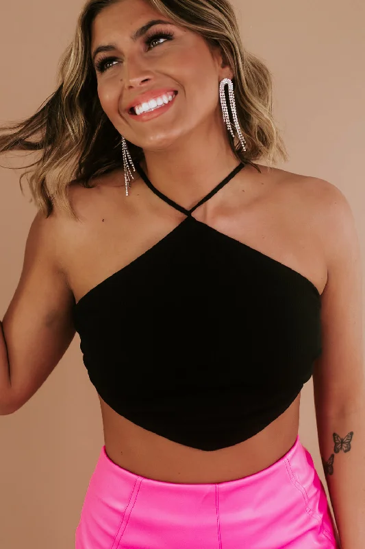 Whistlin' Dixie Tube Top, Black