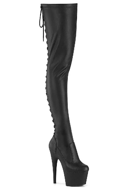 ADORE-3850 Black Thigh Boot