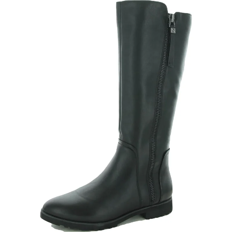 Gael Womens Solid Knee-High Riding Boots