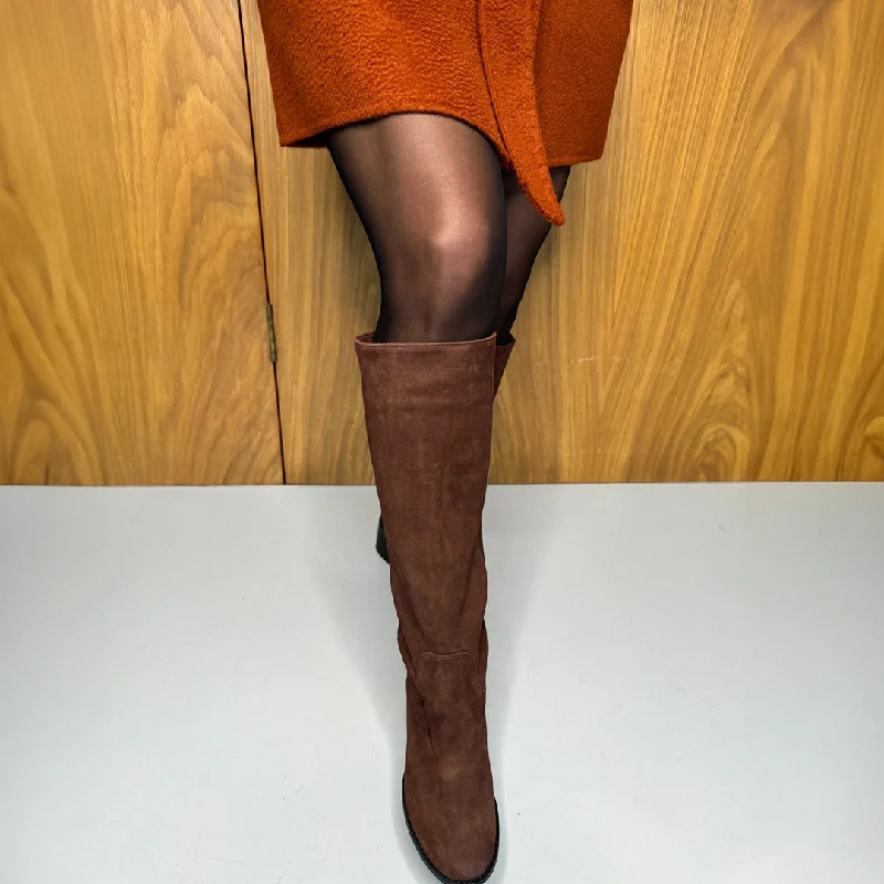 MAEVE - suede knee boot