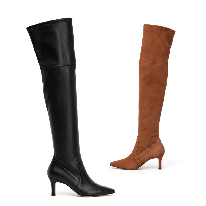 QASEM - thigh high boots