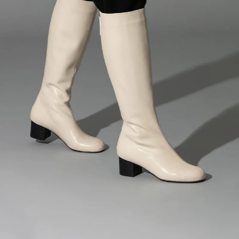 SWISH - leather knee boots