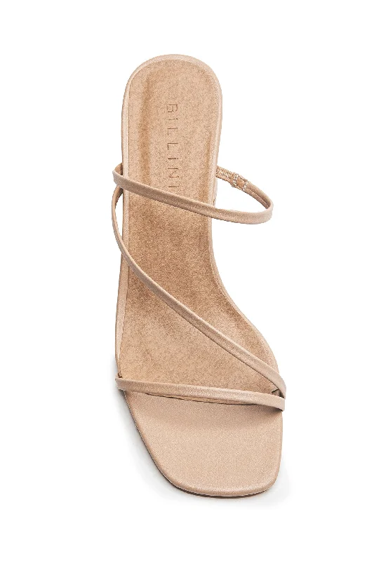 BiLLiNi Yazmin Block Heel Nude