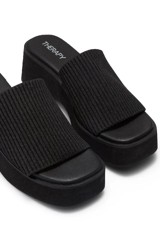 THERAPY Nawty Sandal Black