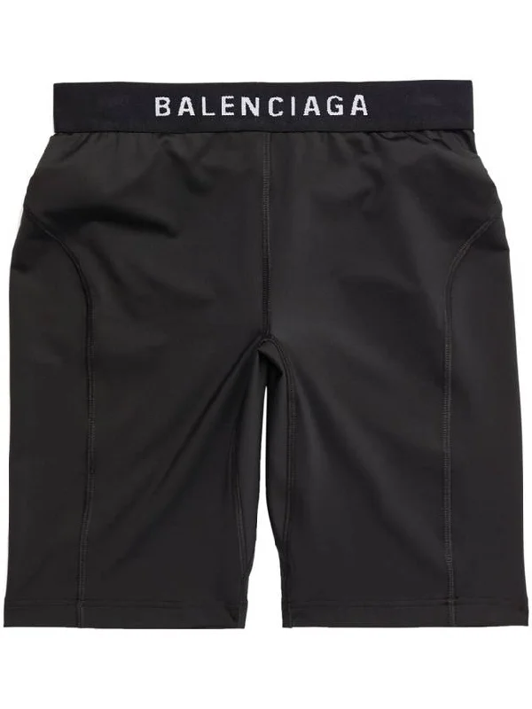 Athletic Cycling Shorts Black