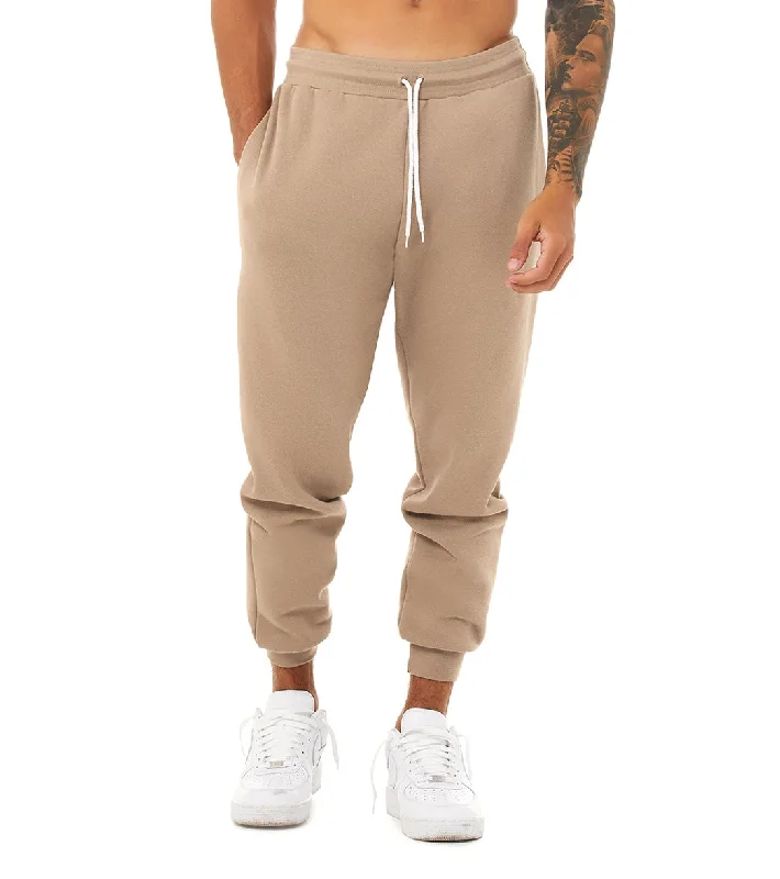 Bella + Canvas Unisex Jogger Sweatpants Tan