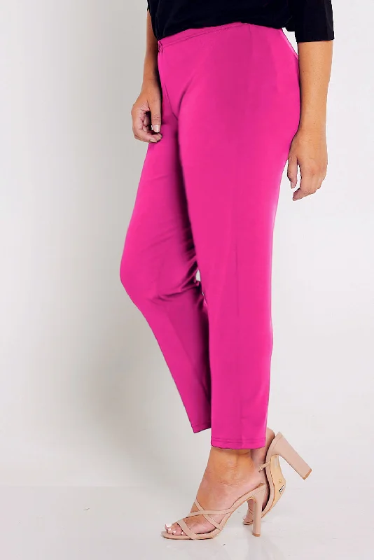 Gianna Pants Petite - Hot Pink