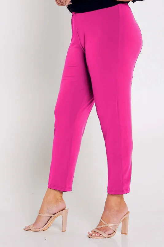 Gianna Pants Petite - Hot Pink