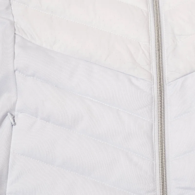 Green Lamb Ladies White Lightweight Front Quilted Gilet