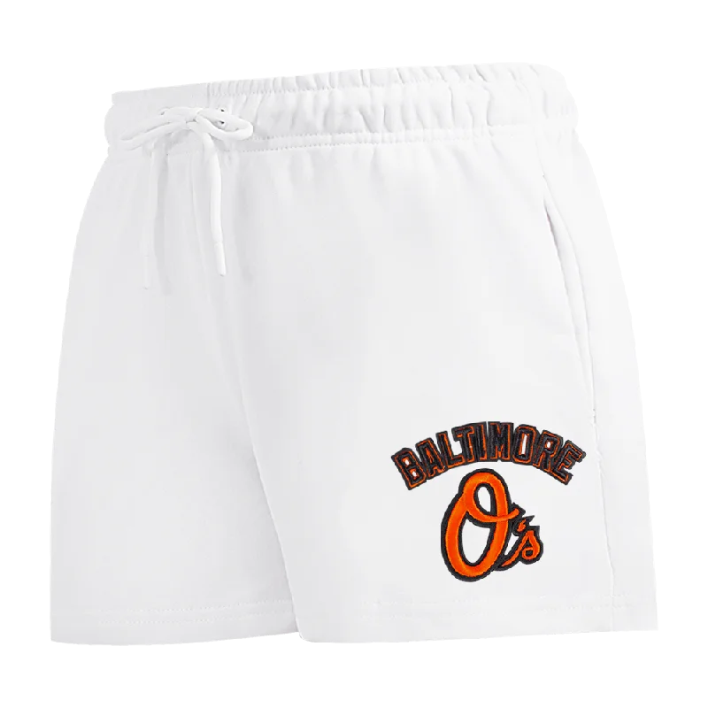 MLB BALTIMORE ORIOLES CLASSIC WOMEN'S SHORT (WHITE)