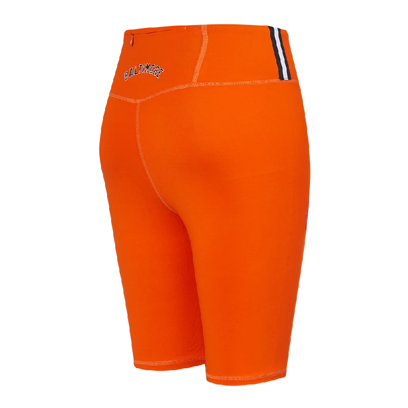 MLB BALTIMORE ORIOLES CLASSIC WOMEN'S BIKE SHORT (ORANGE)