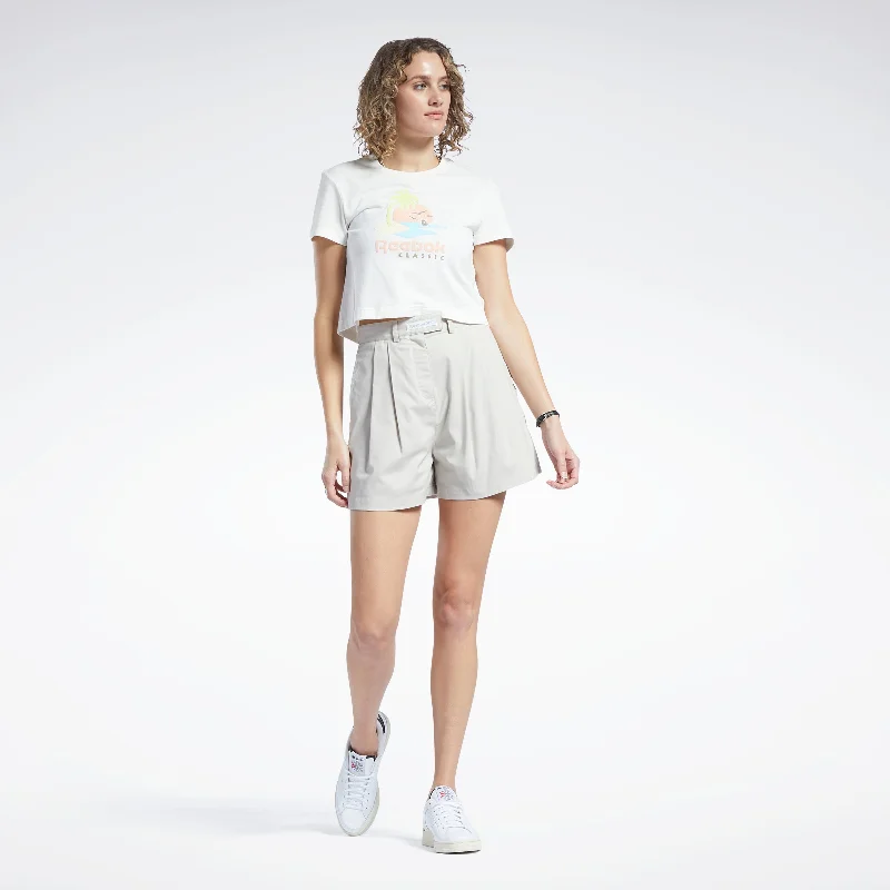 Reebok Apparel Women Reebok Classics Shorts Moonst