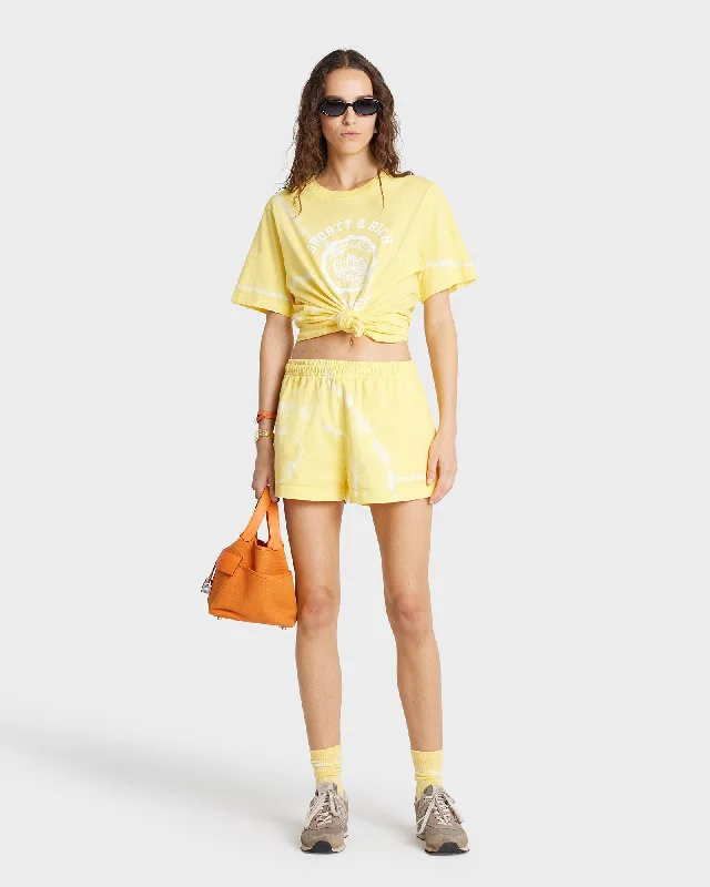 Serif Logo Disco Short - Sunshine Tie Dye