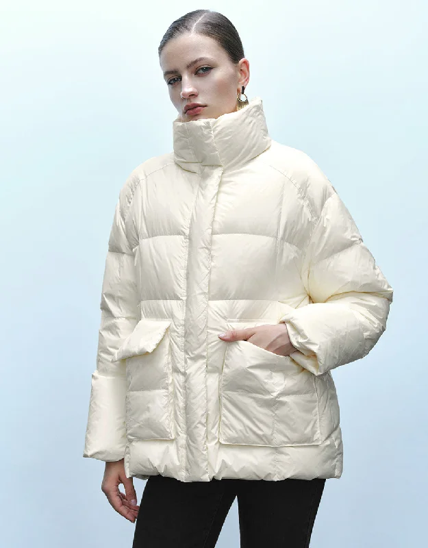 Stand Collar Puffer Jacket