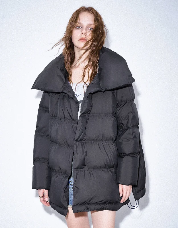 Stand Collar Puffer Jacket