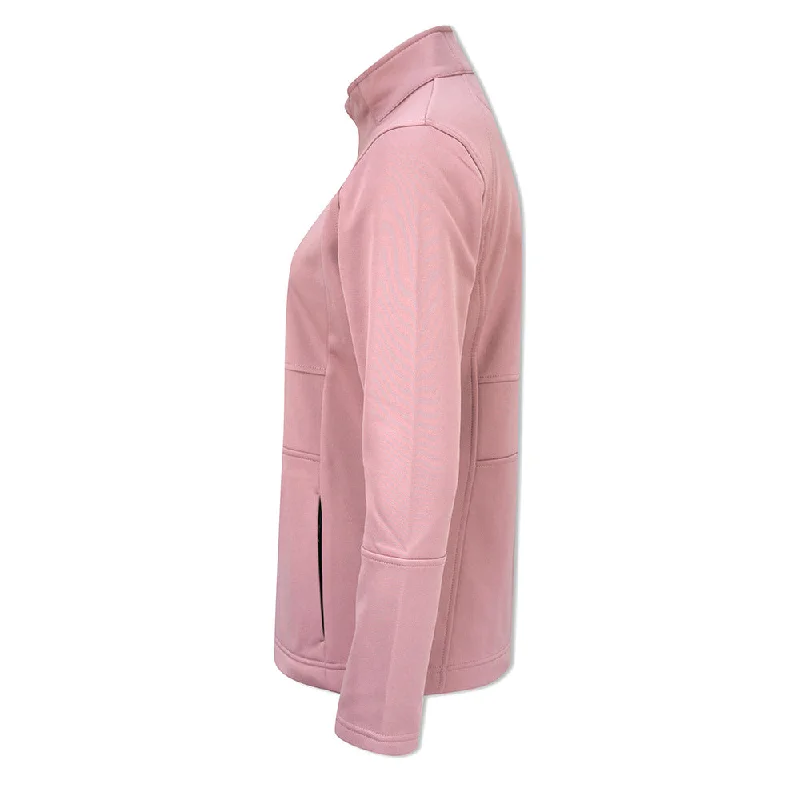 Sunderland Ladies Thermal Fleece Showerproof Jacket in Pink Haze