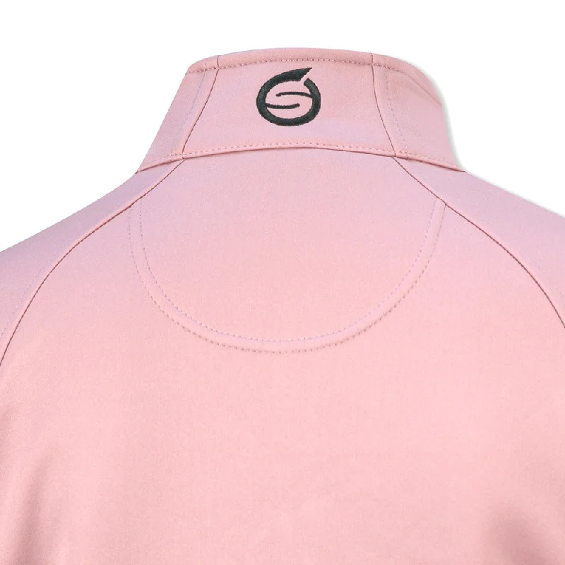 Sunderland Ladies Thermal Fleece Showerproof Jacket in Pink Haze