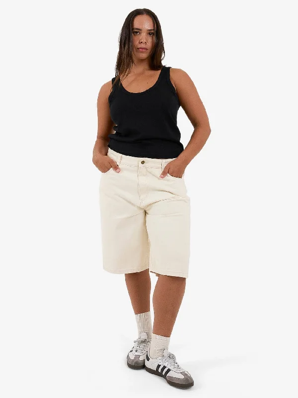 Syd Baggy Short - Heritage White