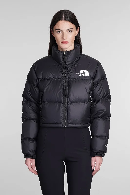 puffer in black polyamide