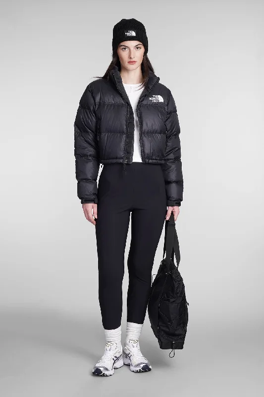 puffer in black polyamide