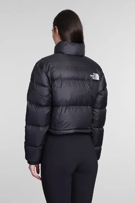 puffer in black polyamide